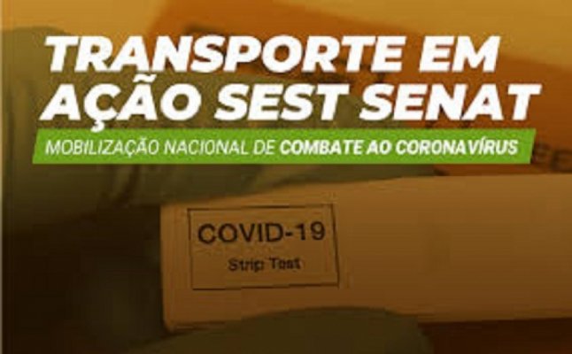 Sest Senat realiza testes rápidos de covid-19 em 30 mil trabalhadores do transporte